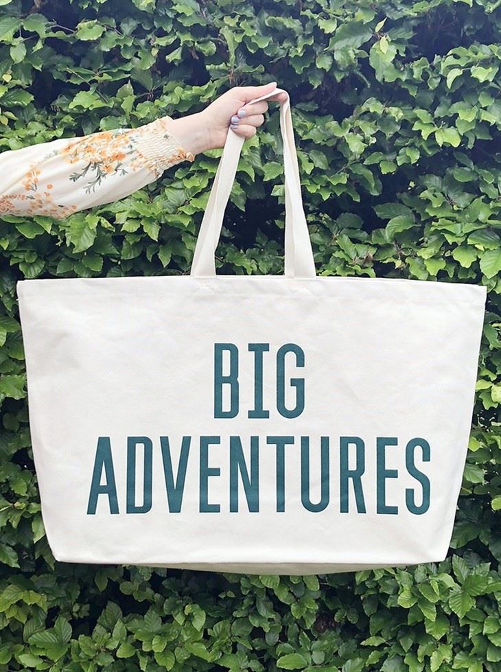 Large Size Cotton Beach Tote Bag
